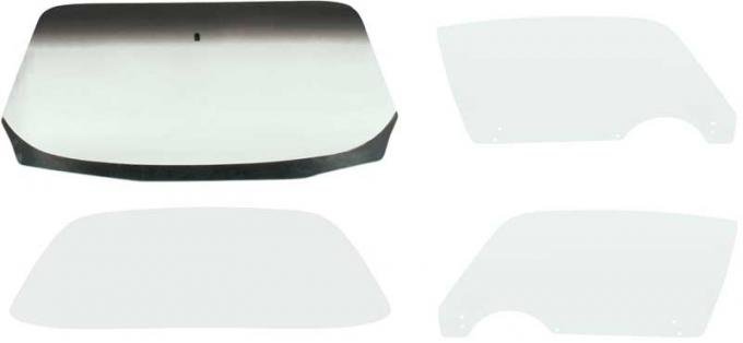 OER 1975-81 F-Body Coupe Glass Kit - Clear - Without Defrost Option *E356C