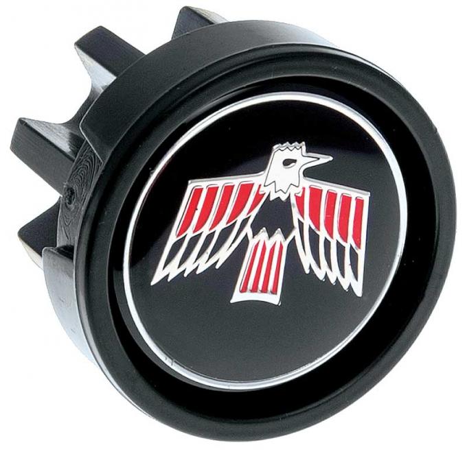 OER 1969 Firebird Trans Am, Push Button Shift Knob Emblem, with Wood Knob Shifter A8100341