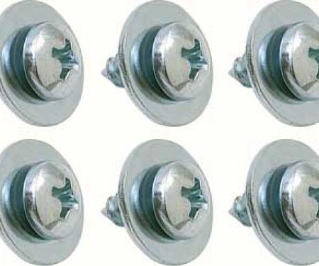 OER 1967-69 Camaro, Firebird, Convertible Rain Gutter Mounting Screw Set,14 Piece K723A