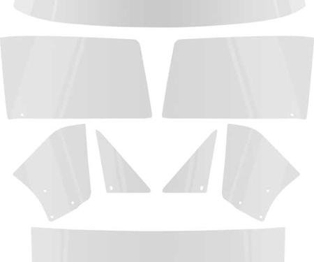 OER 1967 Camaro / Firebird Coupe, 8 Piece Glass Kit, Clear *E350C