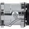 OER Sanden 508 Style A/C Compressor w/ 8-Rib Serpentine Clutch Pulley, Chrome Finish, SD508/SD5H14 AC6698C
