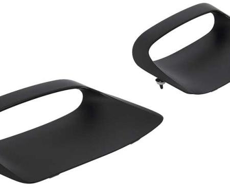 OER 1967-69 Firebird, Hood Inserts, 400 Hood, Open Vent Style, Die-Cast, Pair K892982