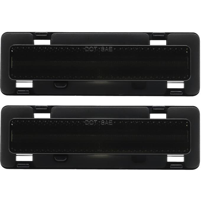 OER 1982-92 Camaro, Firebird, Side Marker Lamp Set, Front, Smoked Lens, Amber LEDs, Pair 20112S