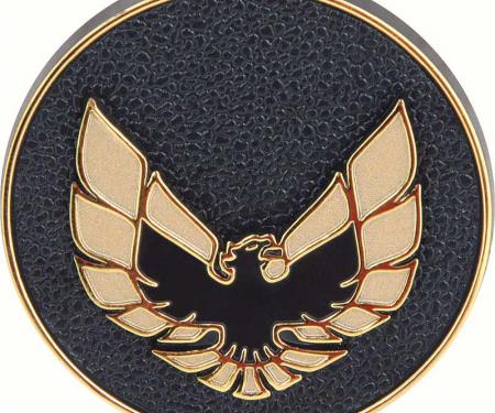 OER 1976-81 Firebird Window Handle Emblem Black/Gold 3063896
