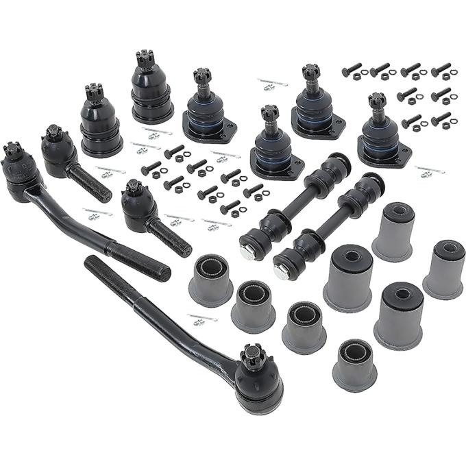 1969 Pontiac Firebird, Front End Suspension Rebuild Kit, with Inner & Outer Tie Rods