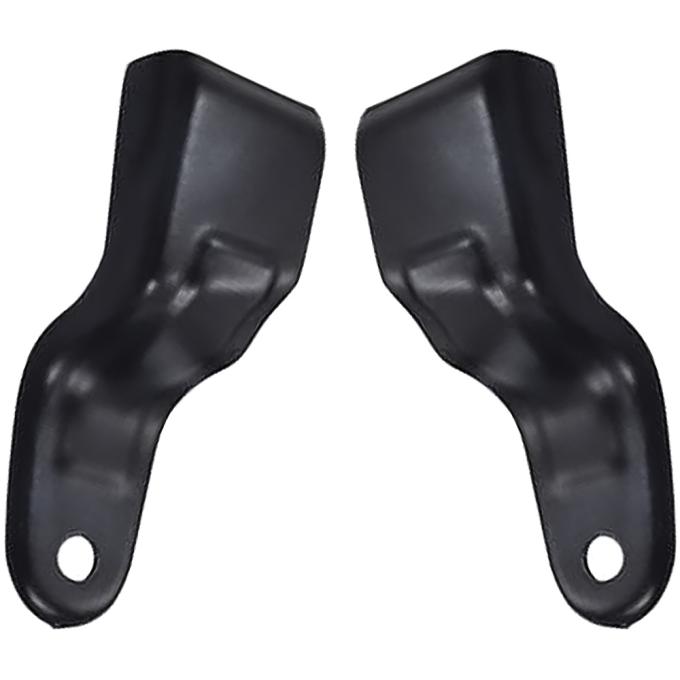 OER 1967-69 Camaro, Firebird, Outer Front Bucket Seat Belt Housing, Black, Pair 748874