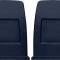 1971-78 Camaro, Firebird, 1973-79 Nova, X-Body, 1971-80 H-Body, Bucket Seat Back Panel Set, Dark Blue