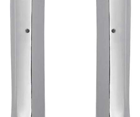 OER 1967 Camaro, Firebird, Inner Pillar Post Moldings, Convertible, Chrome , Pair K904