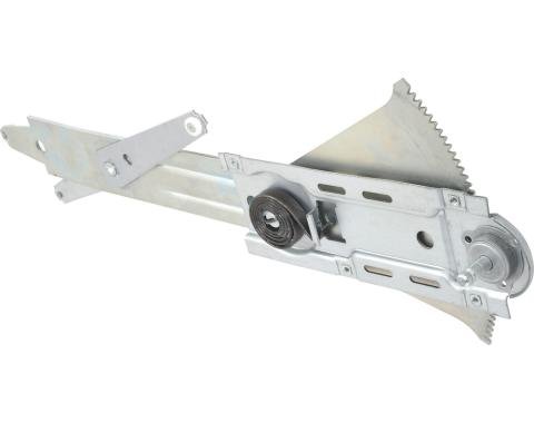 OER 1967 Camaro, Firebird, Manual Front Door Window Regulator, with Deluxe Interior, LH Driver Side 7651904