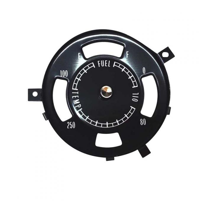 OER 1969 Firebird, Trans Am, Rally Gauge Face, Oil / Fuel / Temp F71026