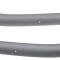 OER 1968-1969 Camaro, Firebird, Convertible Windshield Header Molding, Satin Painted Finish, RH and LH, Pair K847