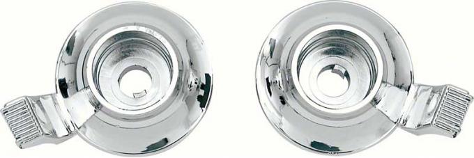 OER 1968-70 Inner Radio Control Knobs , Stereo , Pair K657