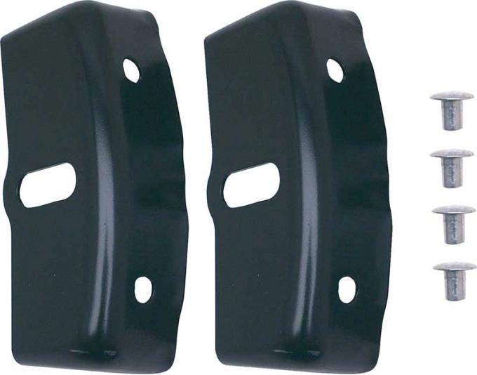 OER 1968 Camaro, Standard Grill Mount Brackets, with Hardware, RH and LH, Pair KW101