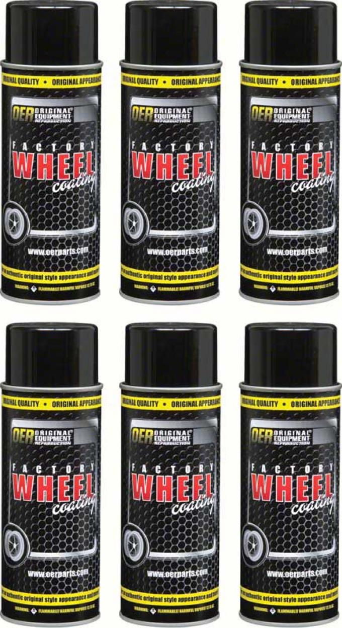 Argent Silver "Factory Wheel Coating" Wheel Paint Case of 6- 16 Oz Cans