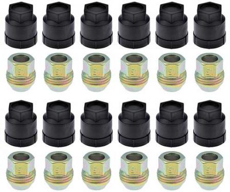 OER 1982-92 Pontiac GTA Wheel Lug Nut and Cap Set , 40 Piece Set 748583