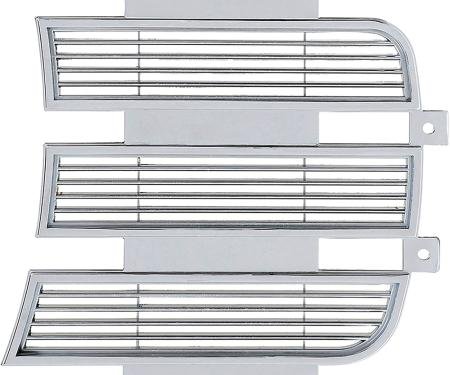 OER 1969 Camaro, RS Inner Headlamp Door, Die-Cast Chrome, LH Driver Side 3958005