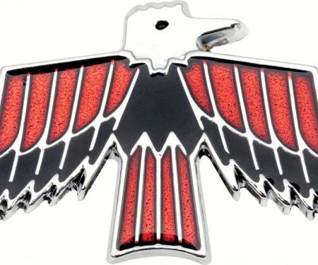 1967 Pontiac Firebird, Fuel Door Emblem, with Hardware, GM Licensed