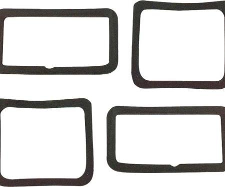OER 1967-68 Camaro RS, Park Light & Back Up Light Paint Seal Gasket Supplement, 4 Piece Set K928