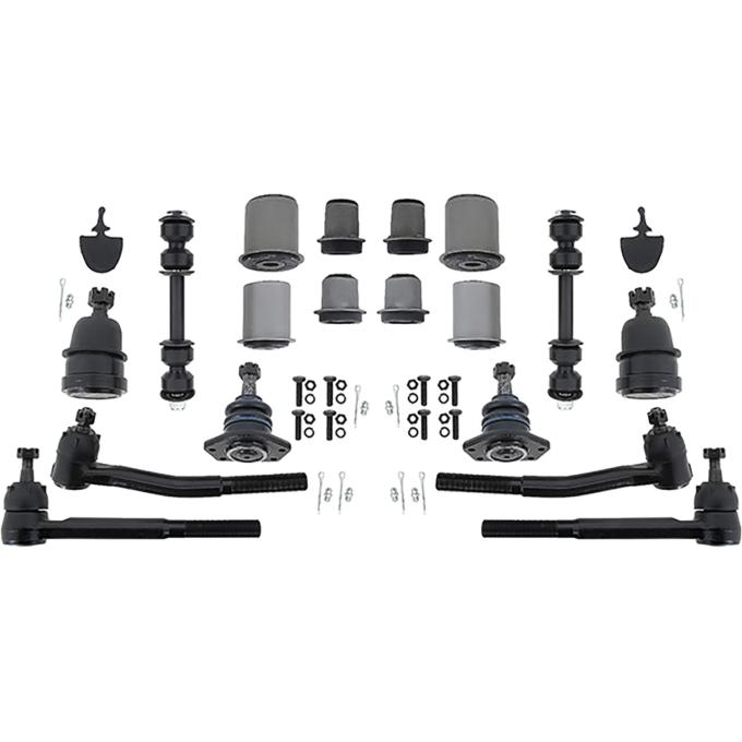 1975-79 Pontiac Firebird, Front End Rebuild Kit, with Inner & Outer Tie Rods, V6, 1975 2nd Design