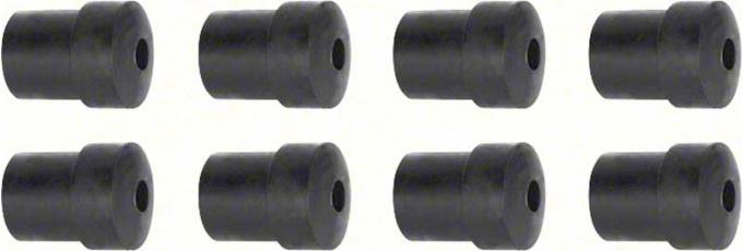 1970-81 Camaro, Firebird, 1970-79 Nova, GM X-Body, Rear Spring Shackle Bushing Set, 8 Piece Set