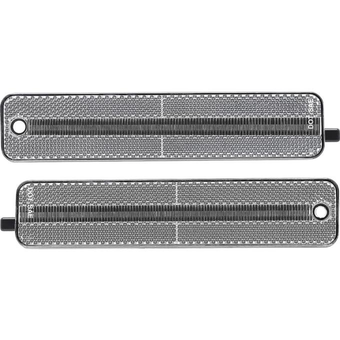 OER 1998-02 Pontiac Firebird, Side Marker Lamp Set, Rear, Clear Lens, Red LEDs, Pair 70916C