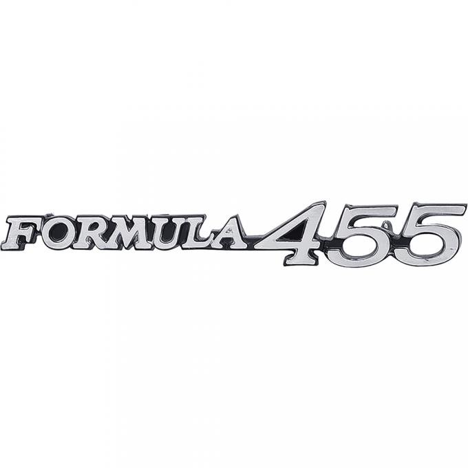 OER 1970-71 Pontiac Firebird "Formula 455" Front Fender Emblem, Each 483950