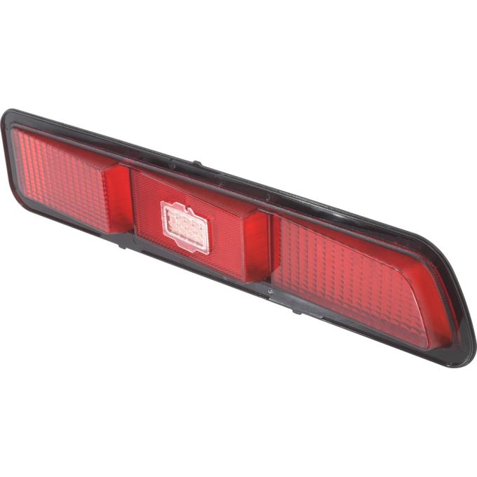 1969 Camaro, Tail Light Lens, Standard, SS, Z28, except RS, LH Drivers Side, GM Licensed