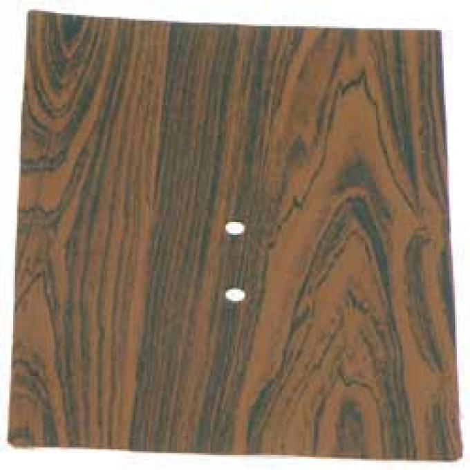 OER 1969 Camaro, Console Forward Plate Woodgrain Insert, Cherrywood 748818