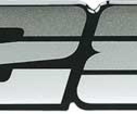 1983-84 Camaro, "Z28" Rear Panel Emblem, Tri-Color Charcoal, Each, GM Licensed