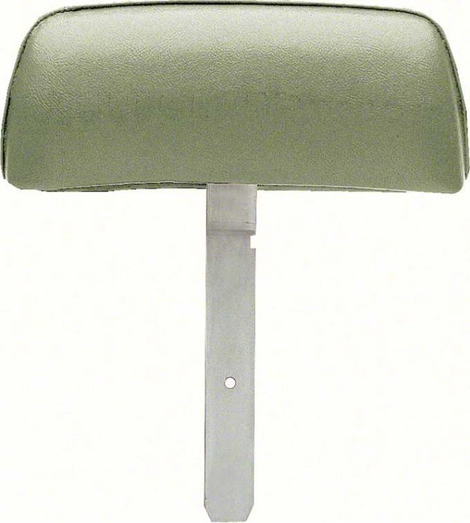 OER 1969 Camaro / Firebird Moss Green Headrest Assemblies with Curved Bar Bar K31019C