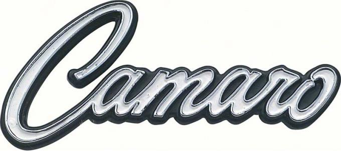 OER 1968-69 Camaro Deluxe Door Panel Emblem with Script Lettering 7754200