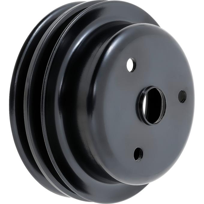 1969-74 Camaro Z28 Crankshaft Pulley, Small Block, Long Water Pump, Deep 2 Groove