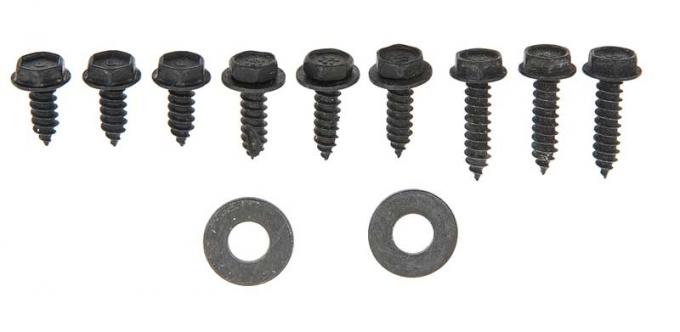 OER Heater Duct Mounting Hardware Set , 1967-68 Camaro, Firebird A9600139