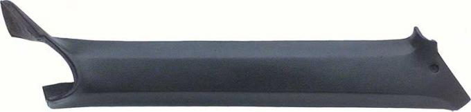 F-Body Pillar Post Moldings, Inner, Coupe, Black, 1968