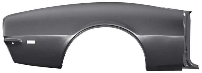 OER 1967 Camaro, Rear Quarter Panel Repair Skin, with Door Jamb Section, RH, Passenger Side K1024