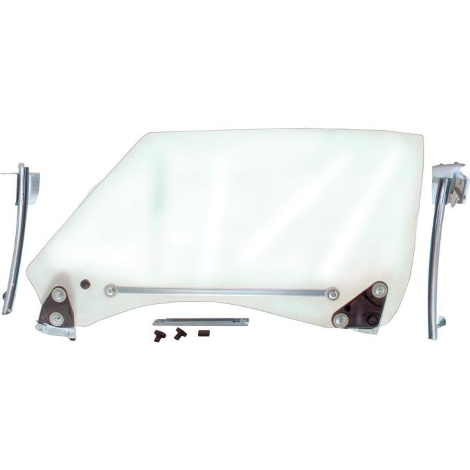 OER 1968-69 Camaro, Firebird, Door Window Glass Assembly, Clear Glass, Drivers Side B1080