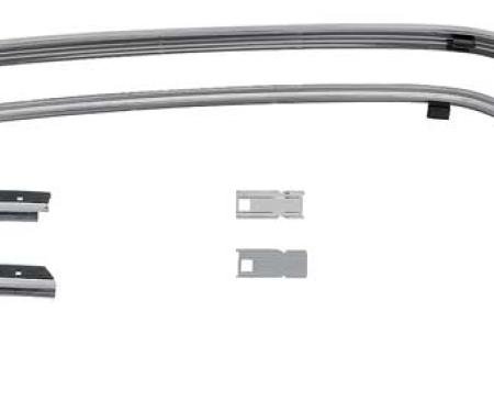 1970-81 Camaro, Firebird, Roof Rail Weatherstrip Channel Retainer Set, 6 Piece Set