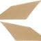 OER 1967-69 Camaro, Firebird, Interior Sail Panel Boards, Uncovered SP1