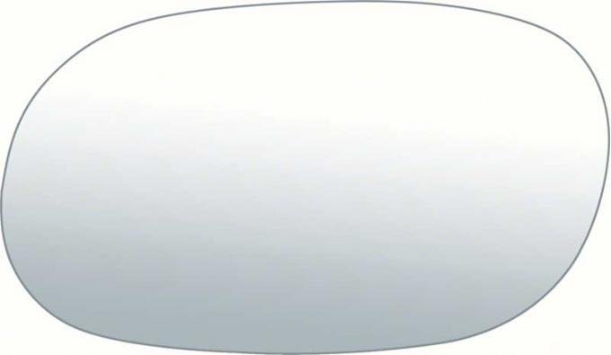 OER 1970-81 Bullet Mirror Glass (5.1 X 2.94), LH 9606231