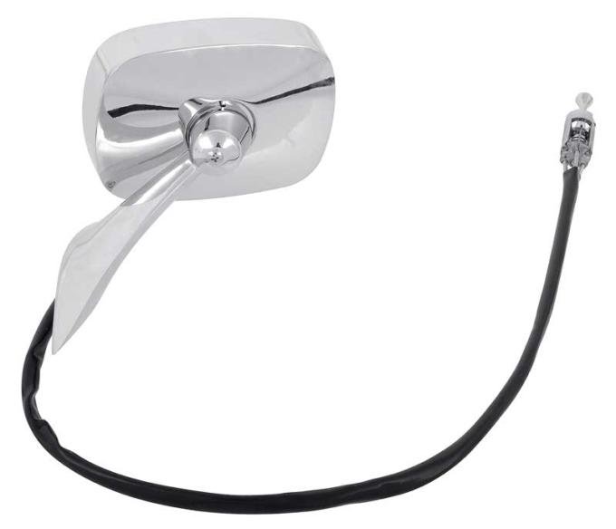 OER 1969 Camaro, Corvair, Remote Outer Door Mirror Assembly, with Cable, LH Drivers Side 3957203