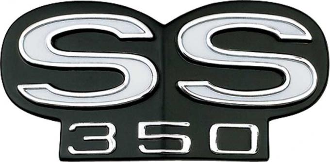 OER 1967 Camaro, SS 350 Front Grill Emblem, with Backing Plate 3916610