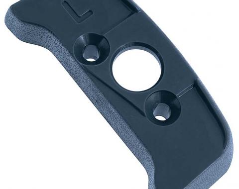 OER 1974-81 Seat Belt Shoulder Guide Escutcheon , Dark Blue, LH Driver Side 20552360