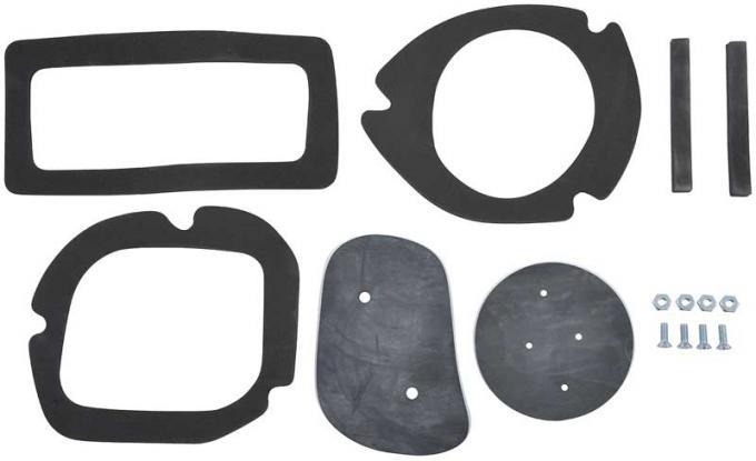 OER 1969 Dash Fresh Air Duct Seal Set, with Screws K227