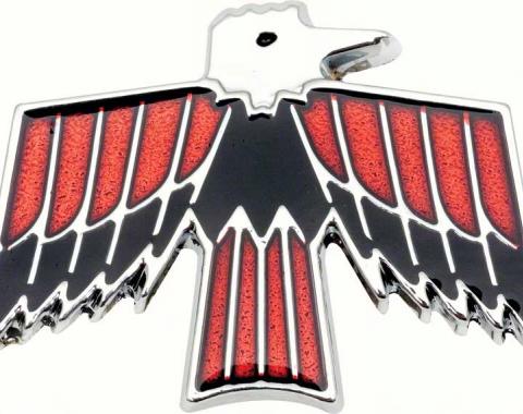 OER 1967 Pontiac Firebird, Fuel Door Emblem, with Hardware, GM Licensed 9789710