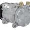 Sanden 508 Style A/C Compressor w/ 8-Rib Serpentine Clutch Pulley, Natural Finish, SD508/SD5H14