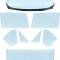 OER 1967 Camaro / Firebird Coupe, 8 Piece Glass Kit, Clear *E350C
