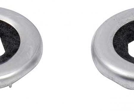 Vinyl Specialties Chrome Door Lock Knobs For 1968-1975 GM Cars – Front Or Rear