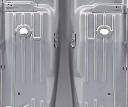 1967-69 Camaro, Firebird, Full Floor Pan Assembly, with Silver Weld-Thru&trade; Coating