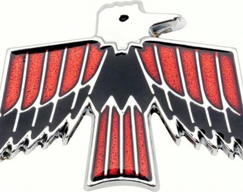 1968 Pontiac Firebird, Fuel Door Emblem, with Hardware, GM Licensed