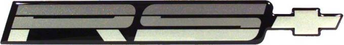 OER 1989-90 Camaro RS Silver Rear Panel Emblem 10118557